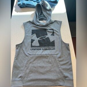 NWOT Men’s Under Armour Sweat Shirt Tank